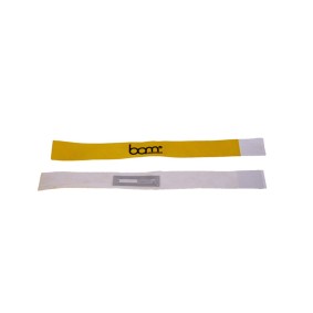 One-time-use Medical Band Fudan 1K RFID Paper Bracelet For Patient Management ISO14443A